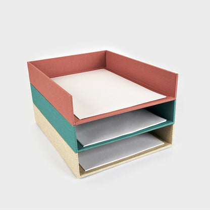 A4 fabric desk tray
