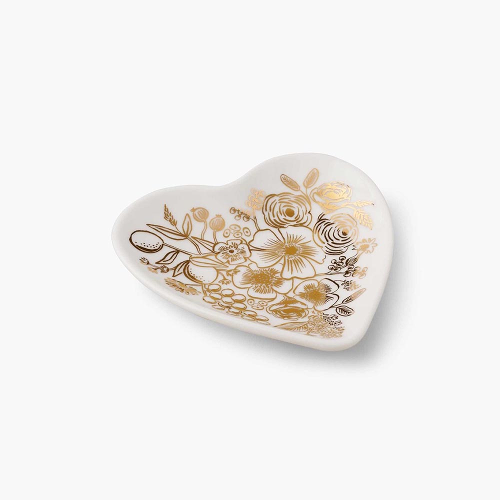 Bandejita anillero porcelana Colette Heart - Rifle Paper Co.