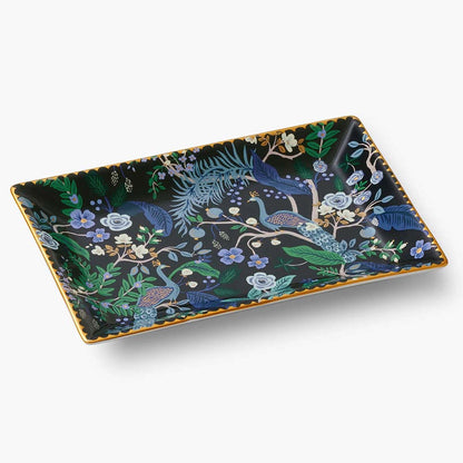 Peacock Porcelain Tray - Rifle Paper Co.