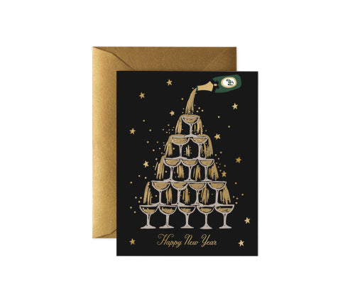 Postal Champagne Año Nuevo - Rifle Paper Co