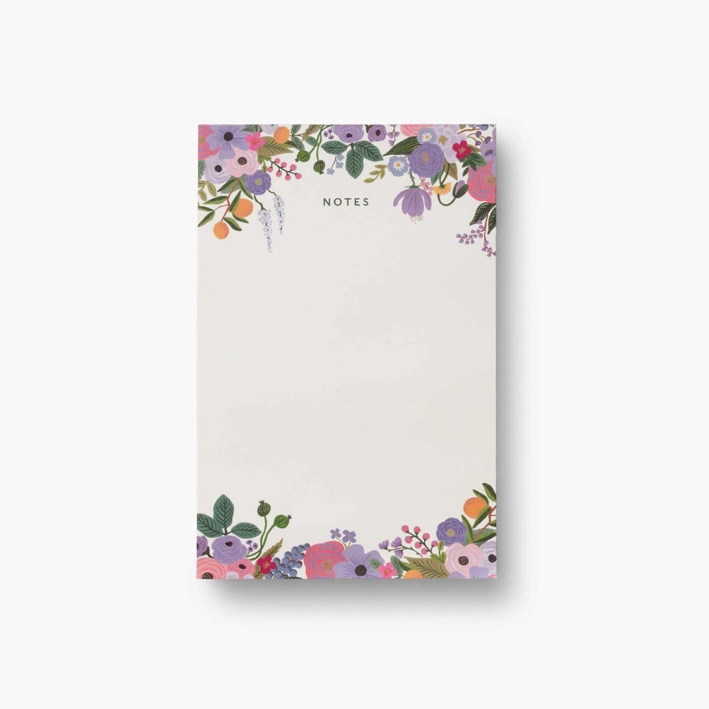 Bloc de notas Garden Party Violet - Rifle Paper co.