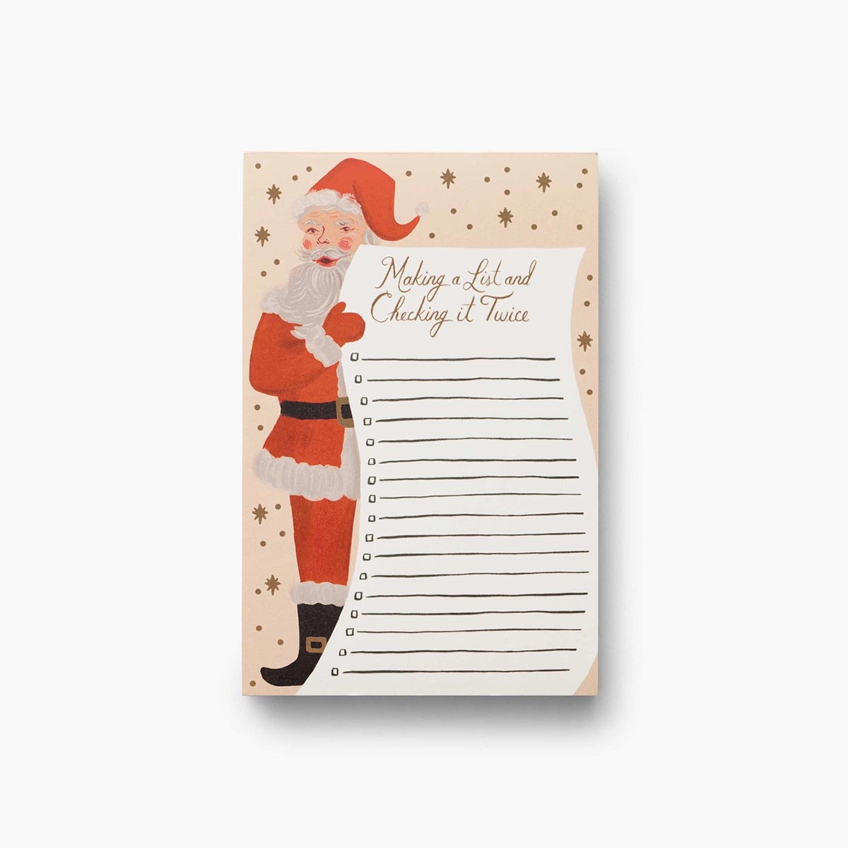 Bloc de notas Lista de Deseos para Santa Claus