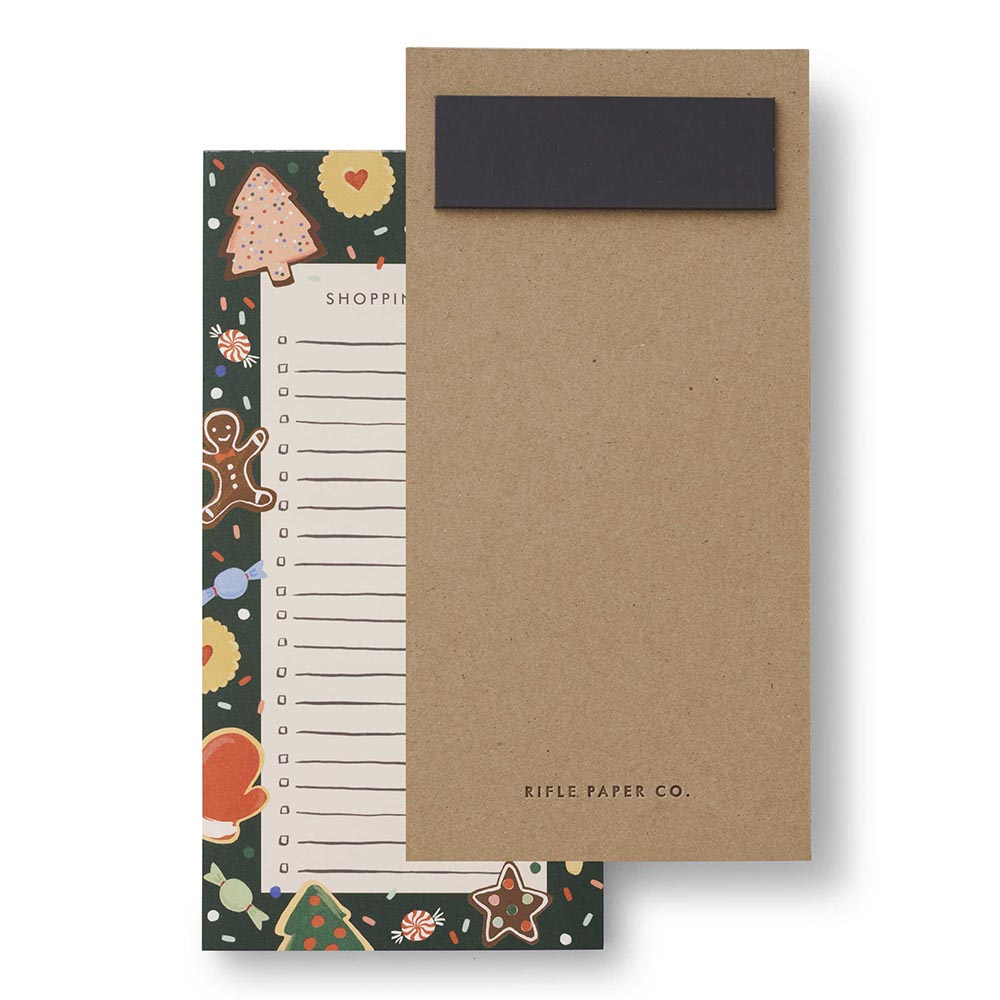 Bloc Lista de la Compra - Christmas Cookies - Rifle Paper Co.