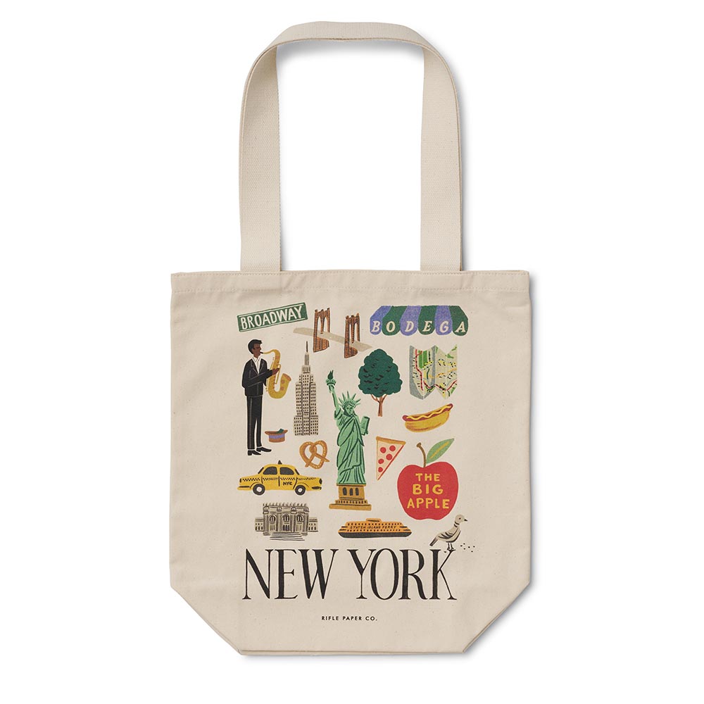 Bolsa de tela (tote bag) - New York - Rifle Paper