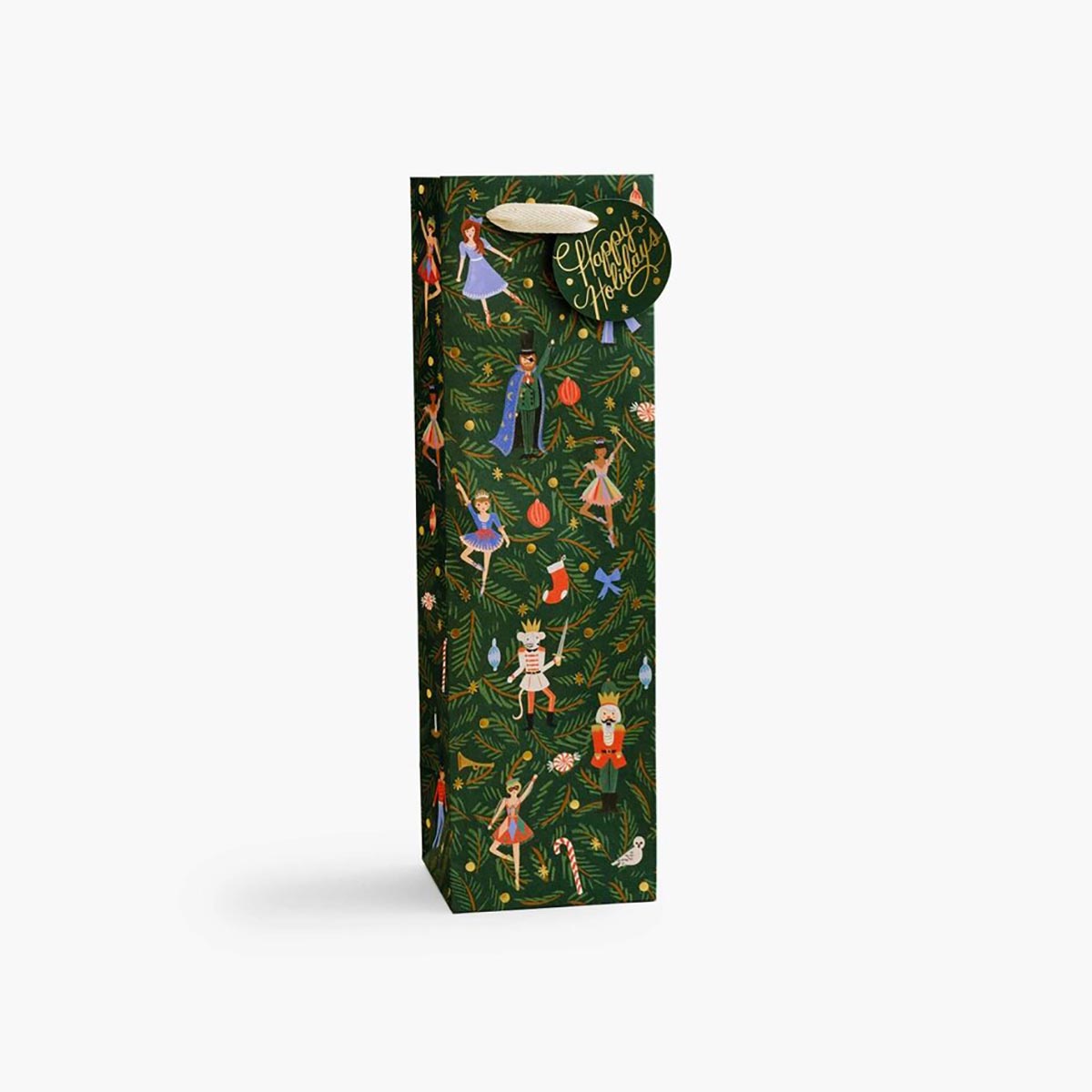Bolsa de papel navideña Nutcracker
