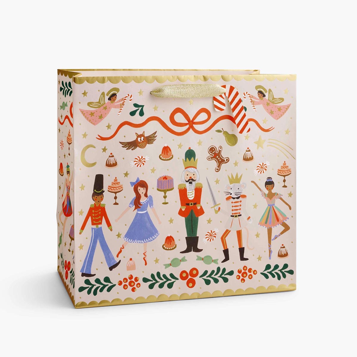 Bolsa de papel navideña Nutcracker Sweets