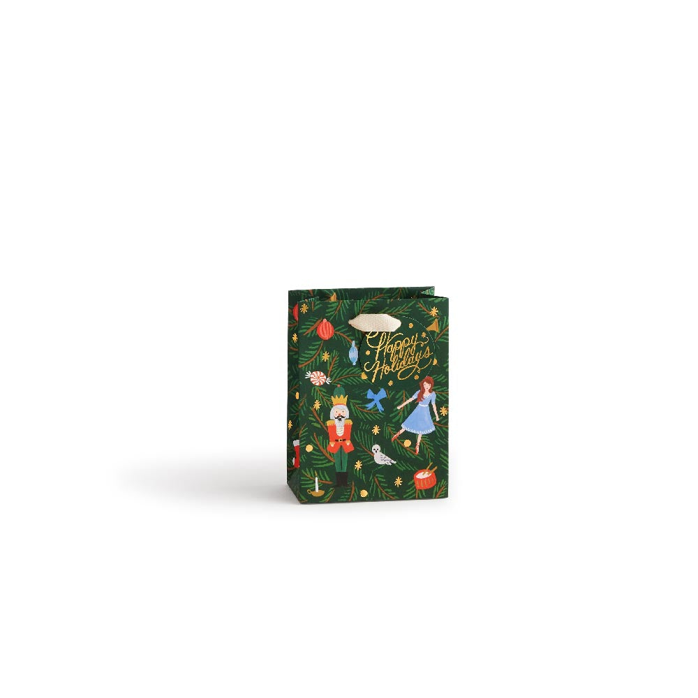 Bolsa de papel navideña Nutcracker