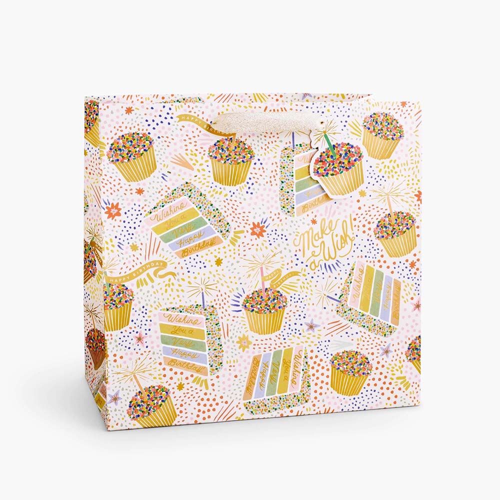 Bolsa de papel regalo Birthday Cake
