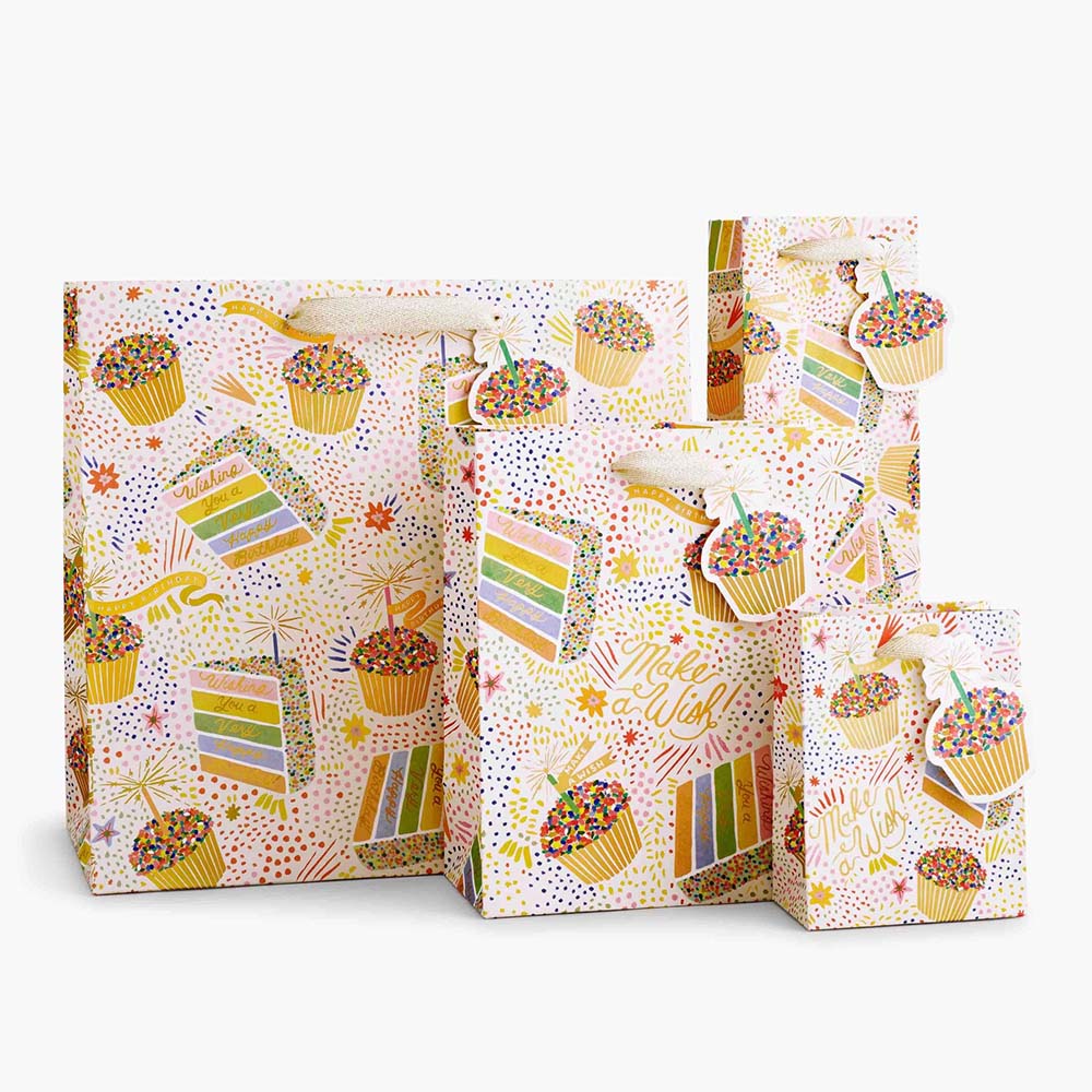 Bolsa de papel regalo Birthday Cake