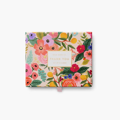 Box of 8 Garden Party Thank You Postcards - Rifle Paper