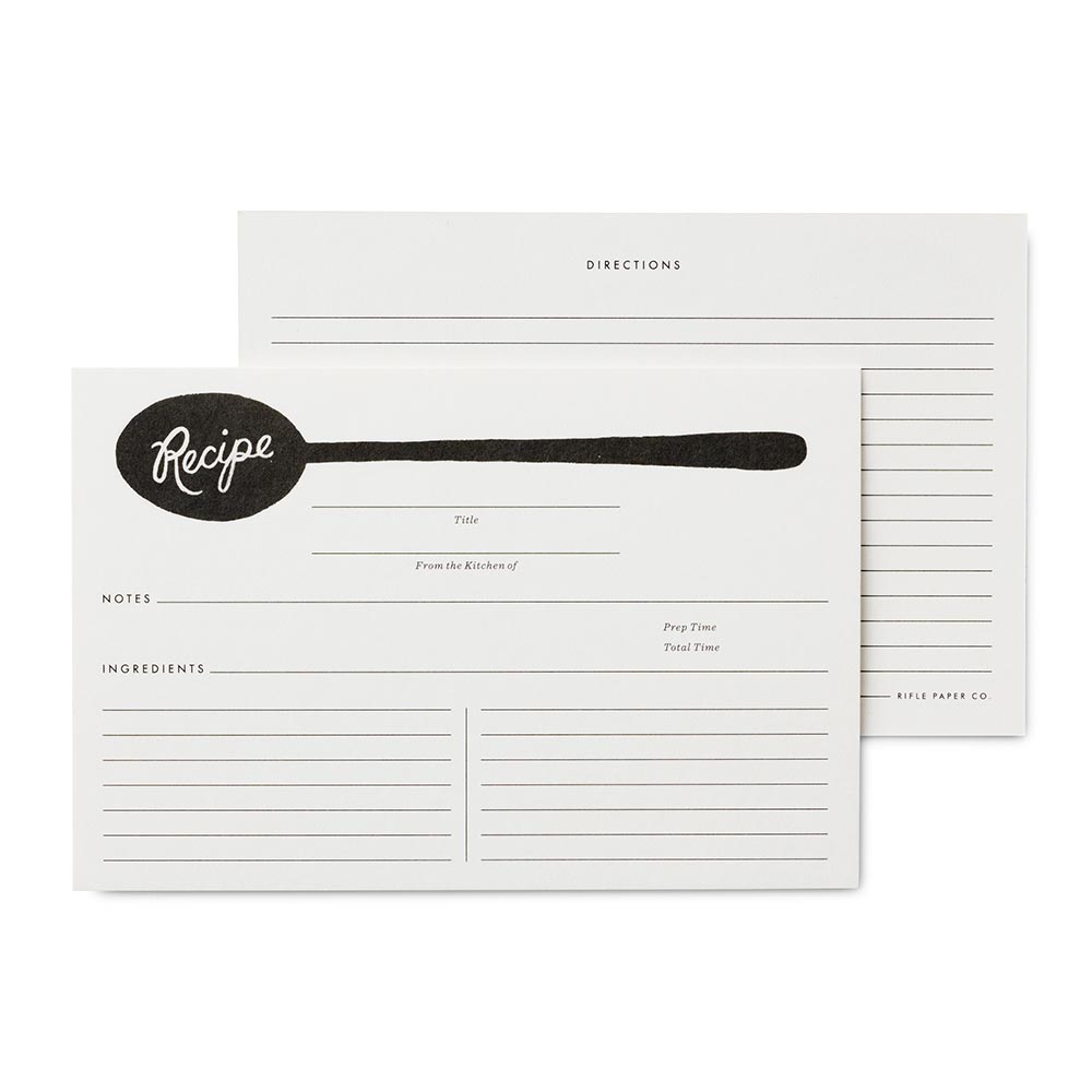 Caja de recetas navideña Nutcracker - Rifle Paper Co.