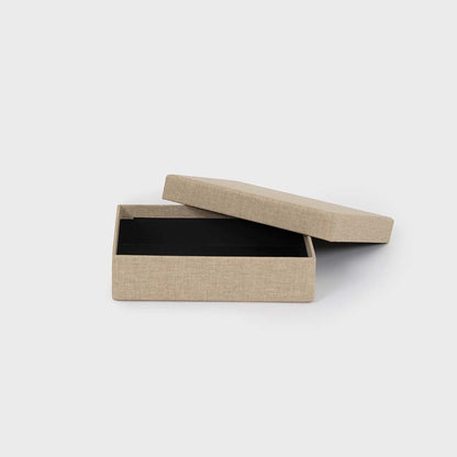 Caja rectangular plana