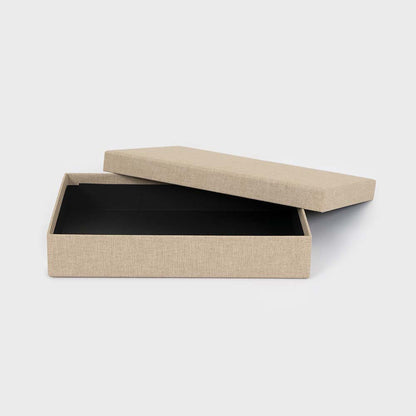 Caja rectangular plana