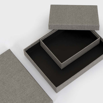 Caja rectangular plana