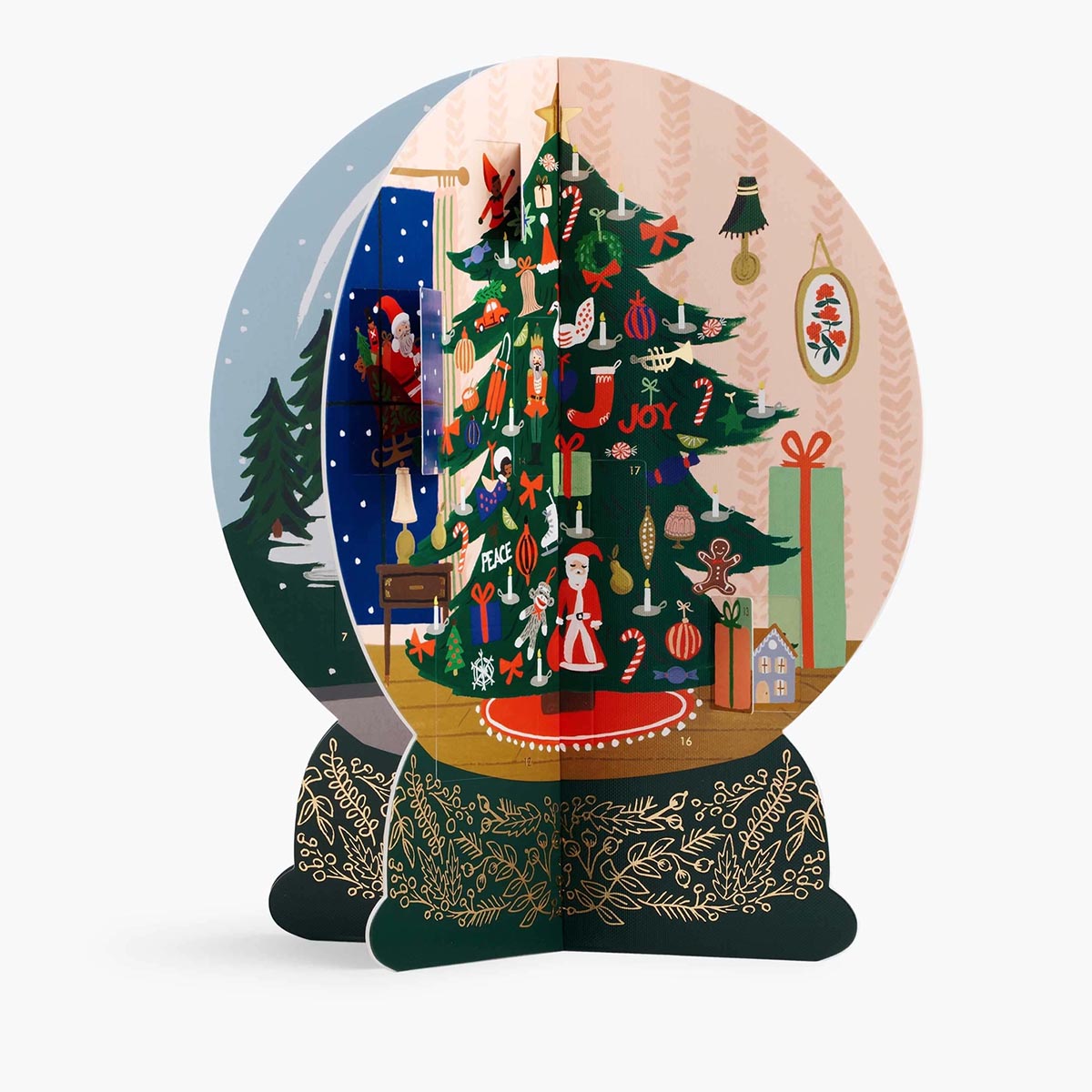 Calendario de Adviento Snow Globe - Rifle Paper Co.