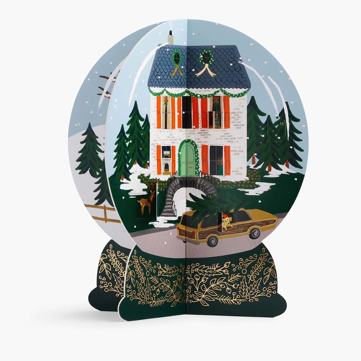 Calendario de Adviento Snow Globe - Rifle Paper Co.