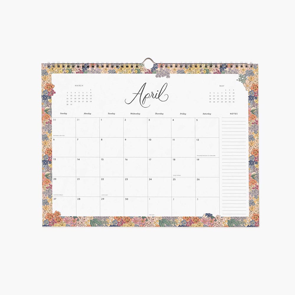 Calendario de pared 2025 Estee - Rifle Paper co.
