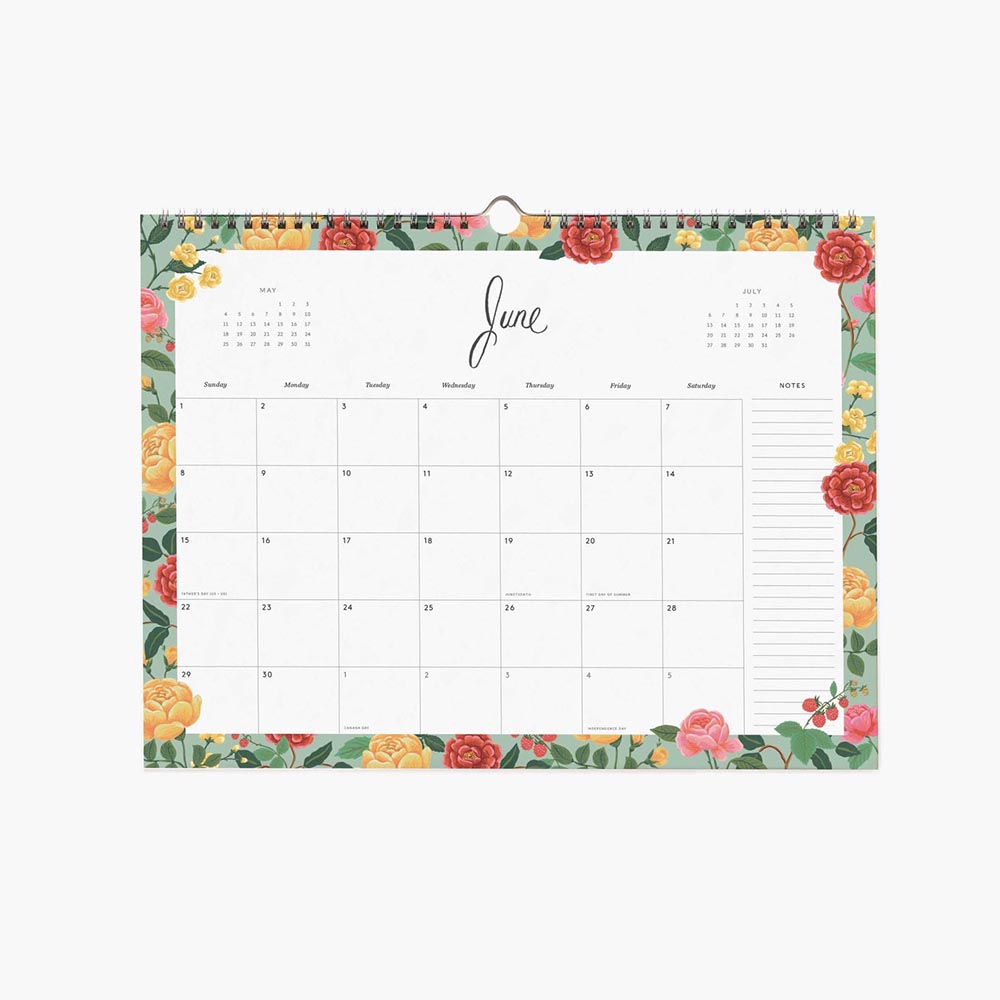 Calendario de pared 2025 Estee - Rifle Paper co.