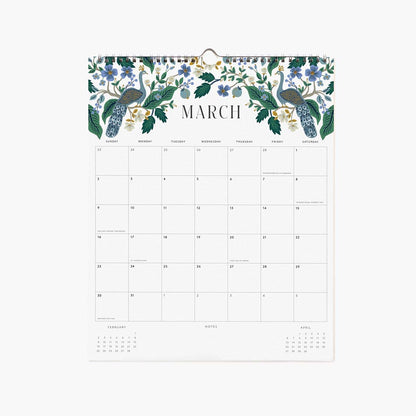 Calendario de pared 2025 Roses - Rifle Paper