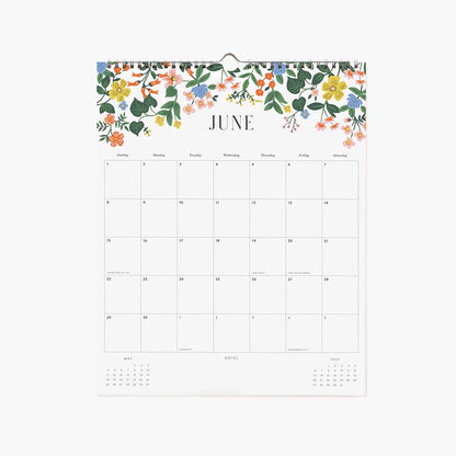Calendario de pared 2025 Roses - Rifle Paper