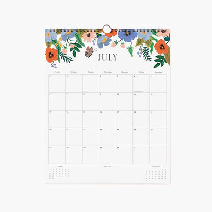 Calendario de pared 2025 Roses - Rifle Paper