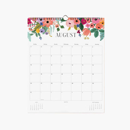 Calendario de pared 2025 Roses - Rifle Paper