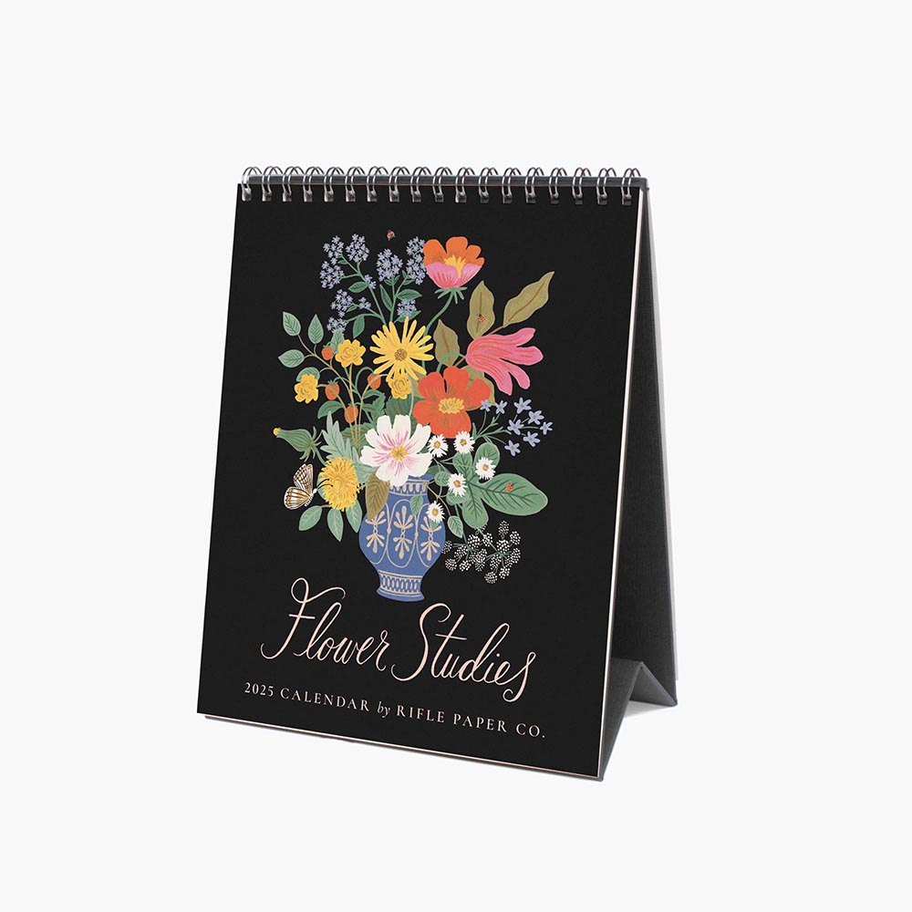 Calendario de sobremesa 2025 Flower Studies - Rifle Paper