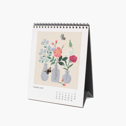 Calendario de sobremesa 2025 Flower Studies - Rifle Paper