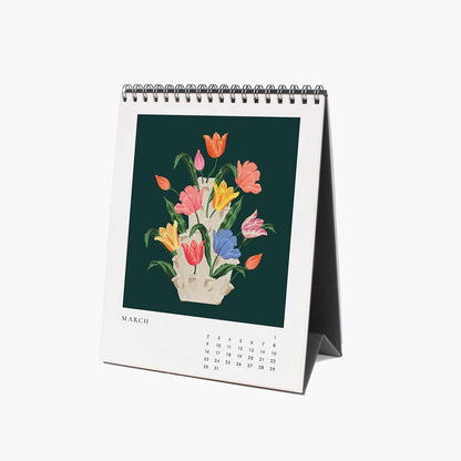 Calendario de sobremesa 2025 Flower Studies - Rifle Paper