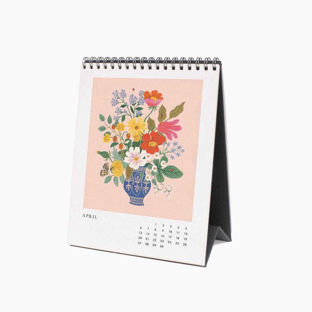 Calendario de sobremesa 2025 Flower Studies - Rifle Paper