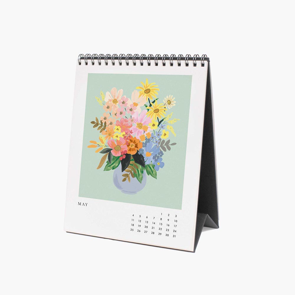Calendario de sobremesa 2025 Flower Studies - Rifle Paper