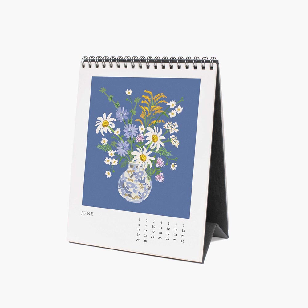 Calendario de sobremesa 2025 Flower Studies - Rifle Paper