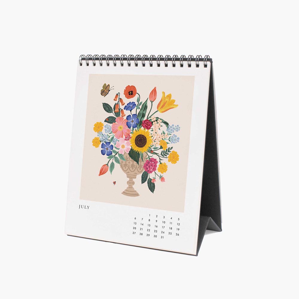 Calendario de sobremesa 2025 Flower Studies - Rifle Paper