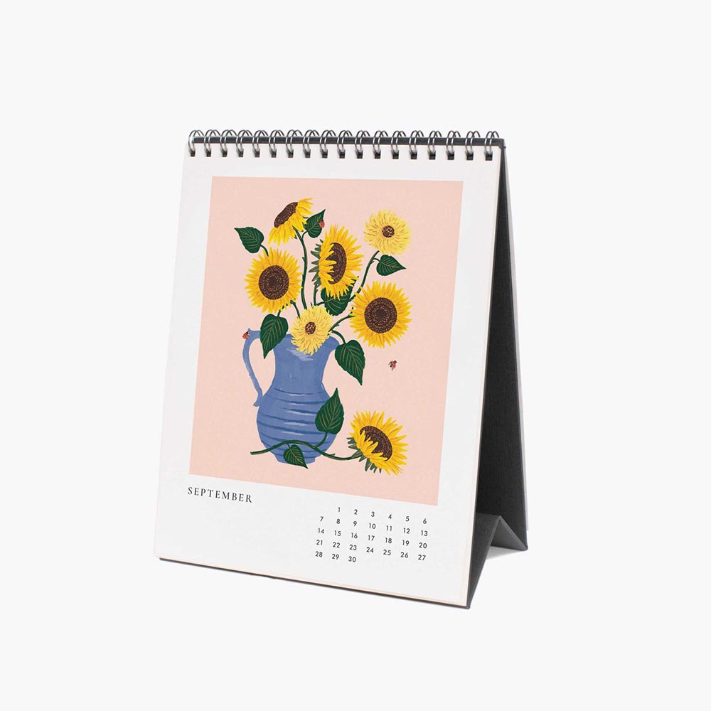 Calendario de sobremesa 2025 Flower Studies - Rifle Paper