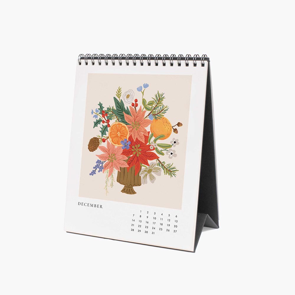 Calendario de sobremesa 2025 Flower Studies - Rifle Paper