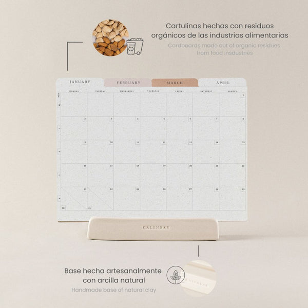 Calendario 2025 · Cerámica