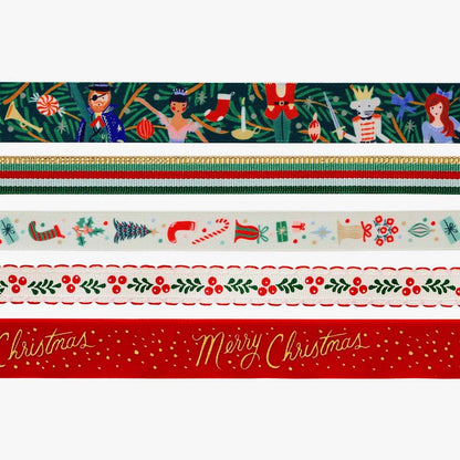 Set 5 bobines de cintes de Nadal Holiday - Rifle Paper