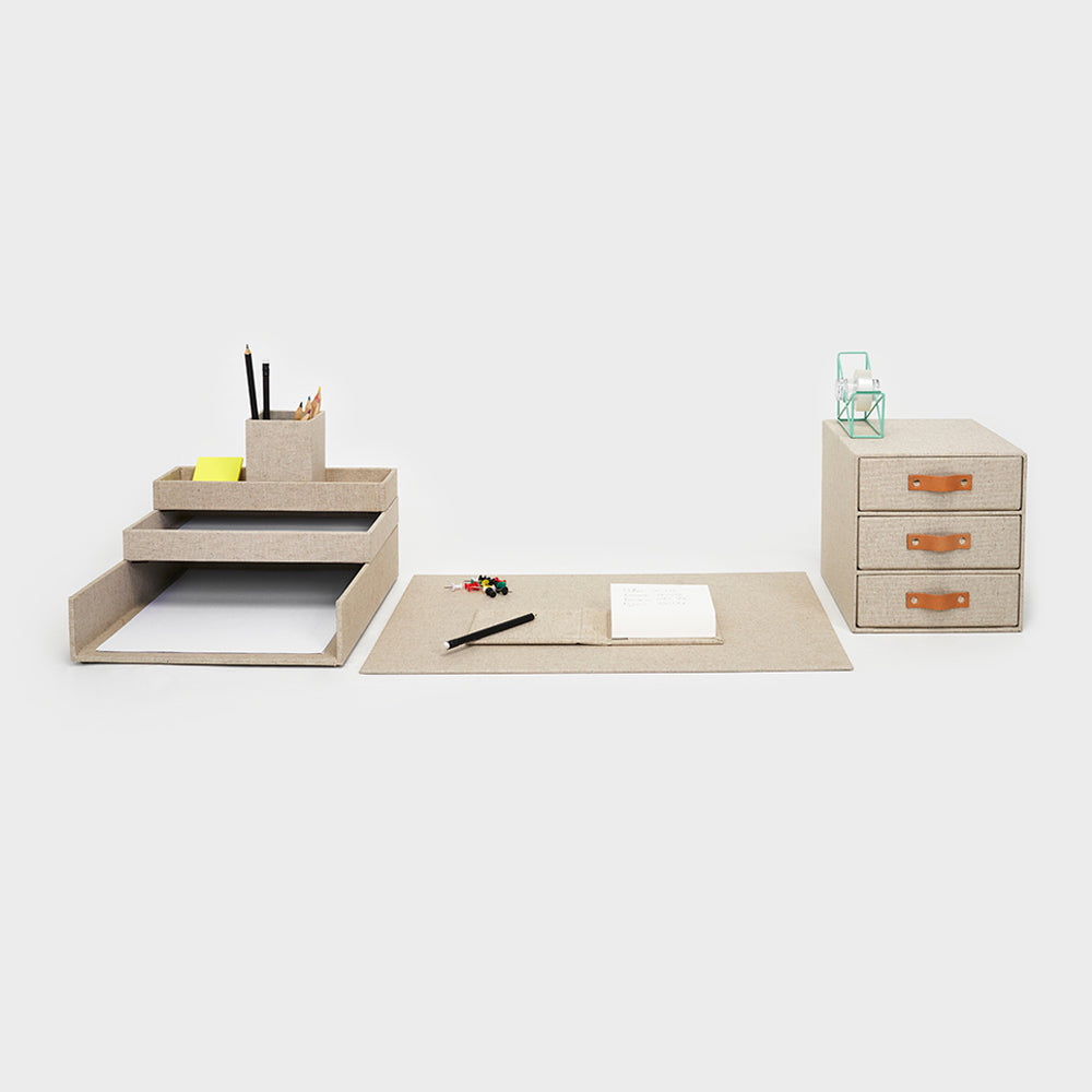 A4 fabric desk tray