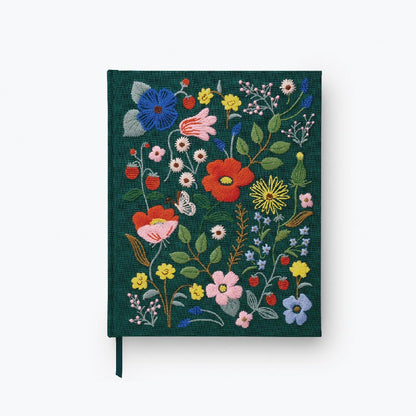 Quadern d'esbossos brodat Strawberry Fields - Rifle Paper Co.