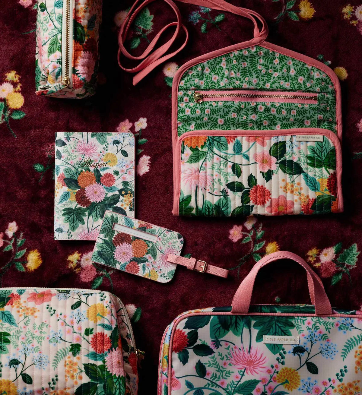 Funda Pasaporte Dahlia - Rifle Paper co.