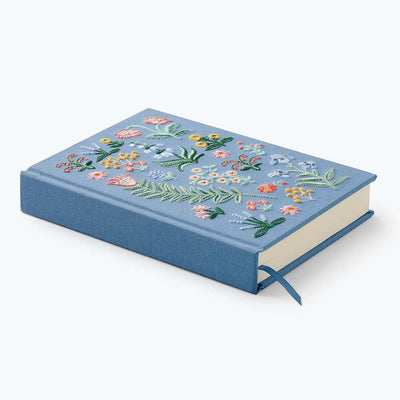 Menagerie Garden Embroidered Clothbound Journal - Rifle Paper