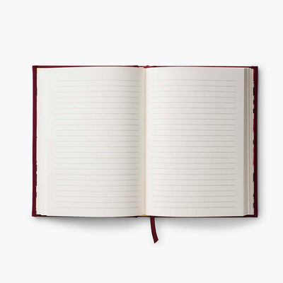 Diari personal enquadernat en tela brodada Roses - Rifle Paper