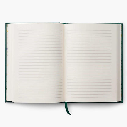 Diario personal encuadernado en tela bordada Always Flowers - Rifle Paper