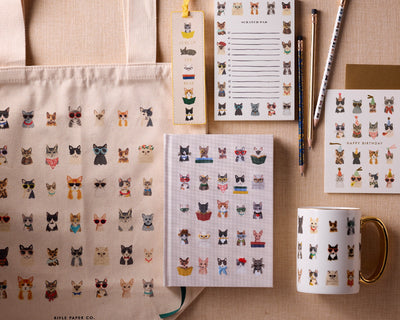 Bolsa de tela (tote bag) - Cool Cats - Rifle Paper