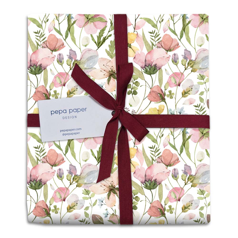 Paper de regal Spring Flowers - Pepa Paper