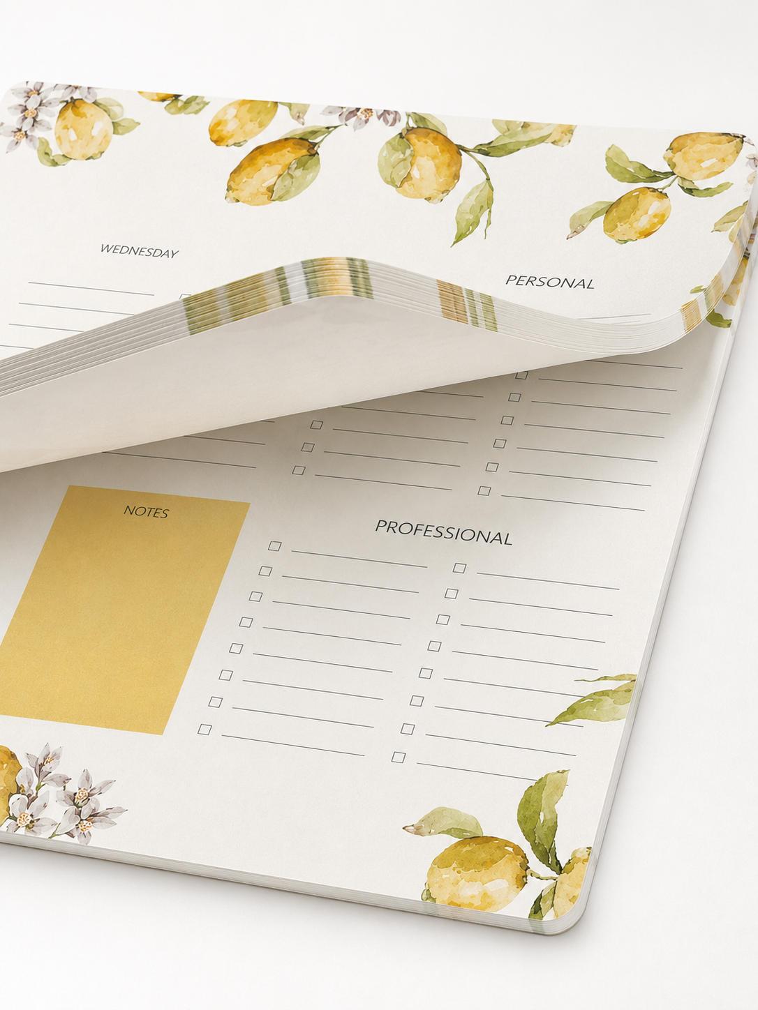 Planificador semanal Lemon Blossom