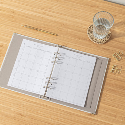 Recambio de papel reciclable con calendario 2022-2023