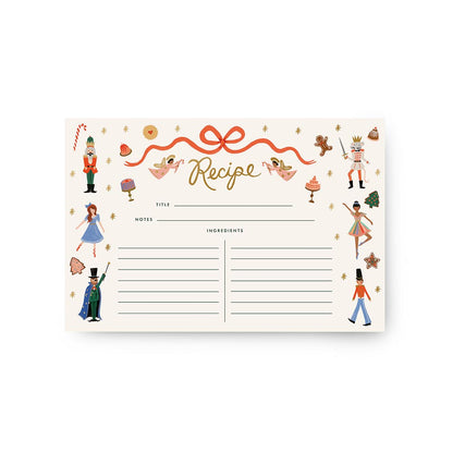 Fitxes de Receptes Nadal Nutcracker - Rifle Paper Co.