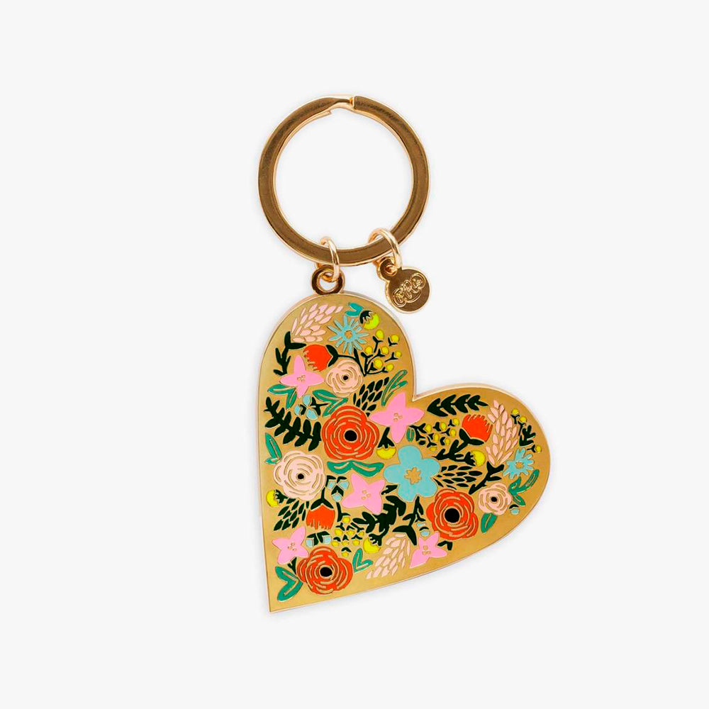 Llavero Rifle Paper Co. - Floral heart