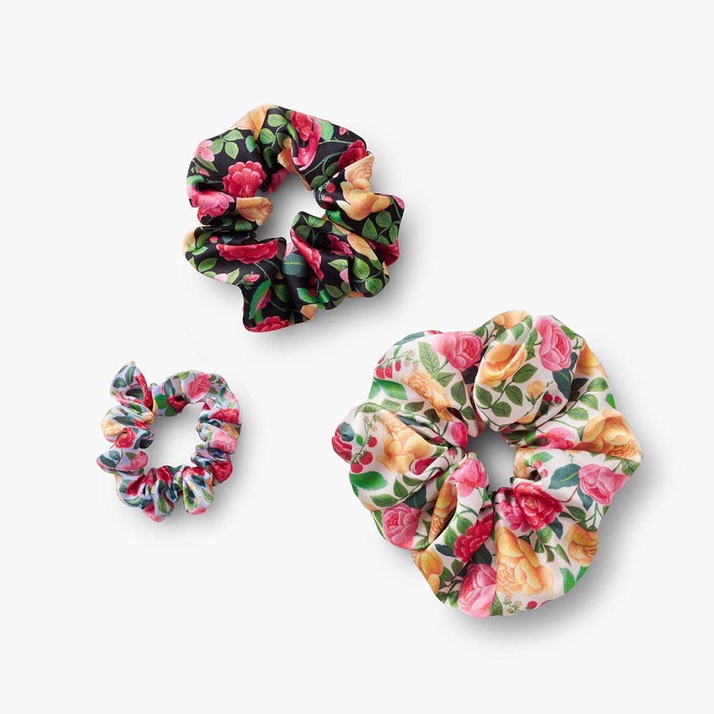 Set of 3 Roses Hair Ties - Rifle Paper Co.